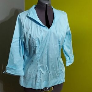 Baby blue blouse